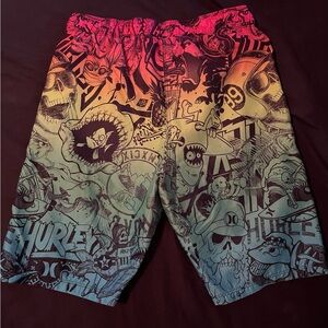 Hurley Boys Graphic Print Board Shorts